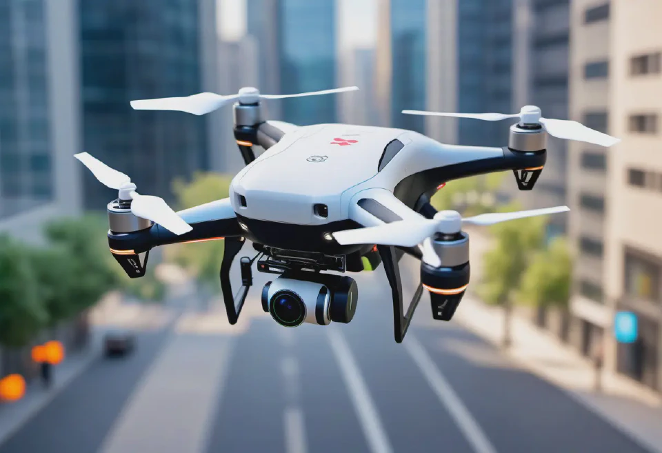 Users can generate images to visualize and optimize drone delivery routes for efficiency.