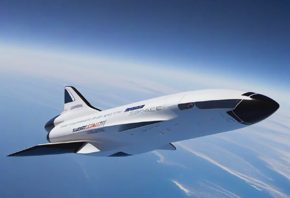 AI-generated images can be used to visualize and explore innovative aircraft designs.