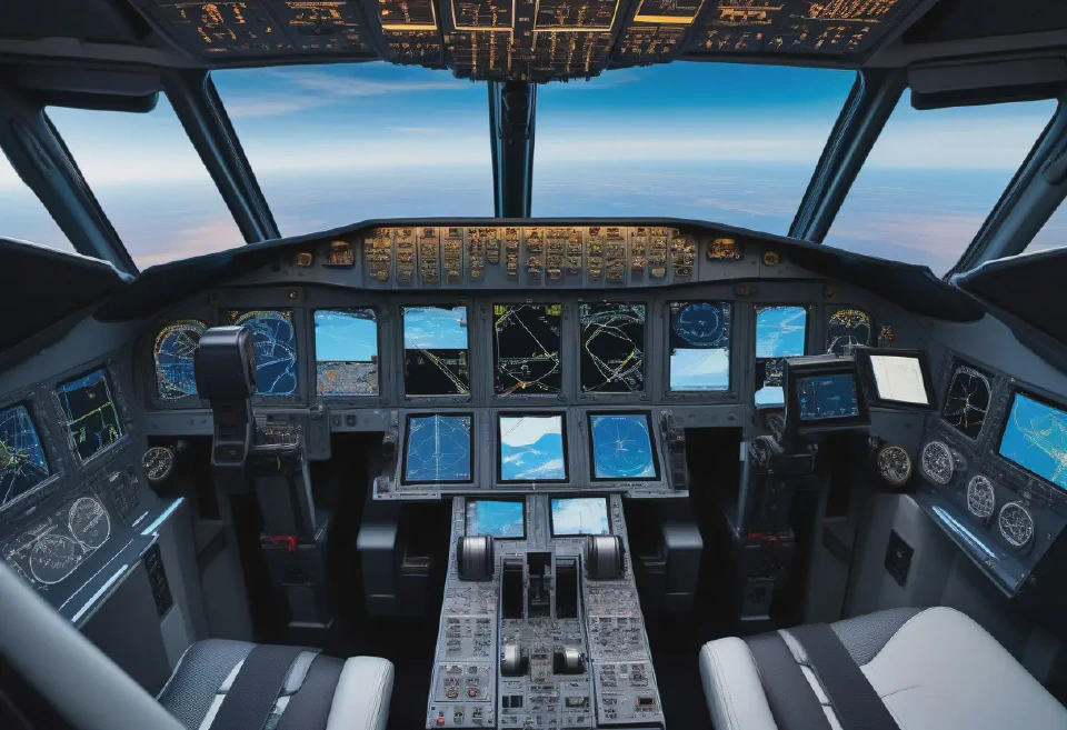 Images can be generated to illustrate and explain complex avionics systems for educational purposes.