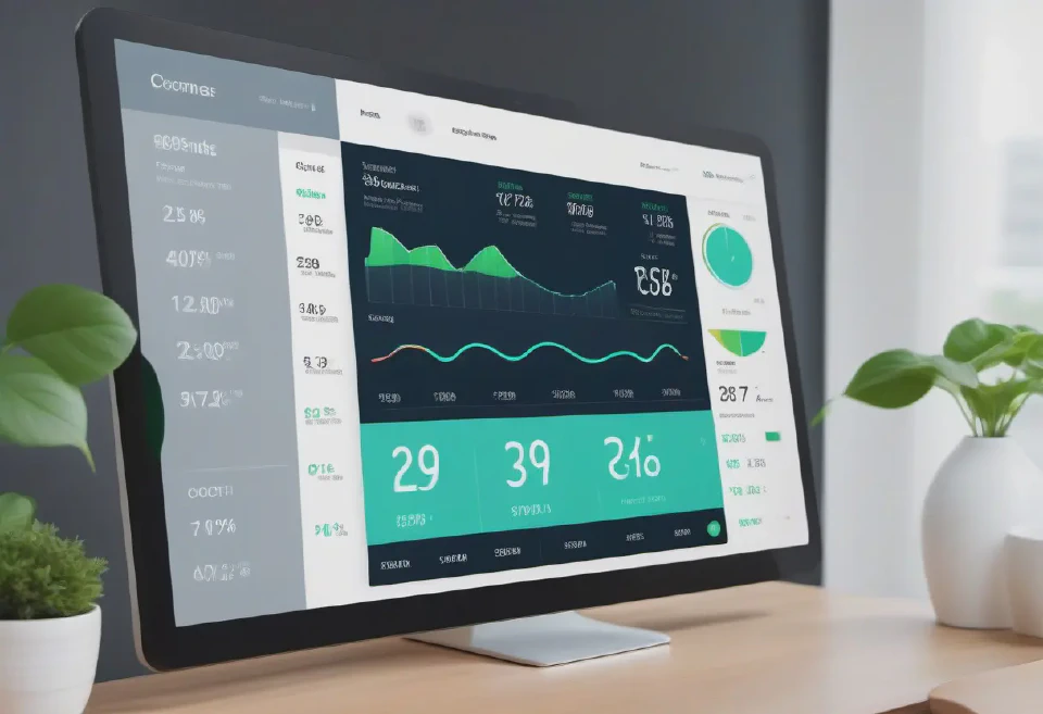 Produce visual elements for reports summarizing energy usage, costs, and savings over a year.