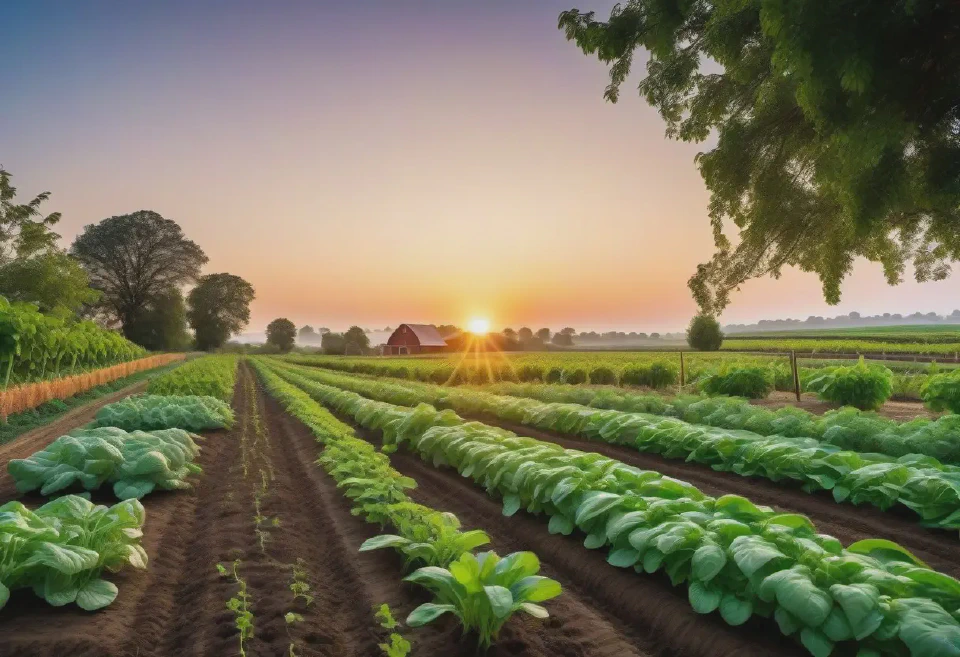 Users can generate images showcasing organic farming, agroforestry, and other sustainable agriculture methods to support eco-friendly food production.