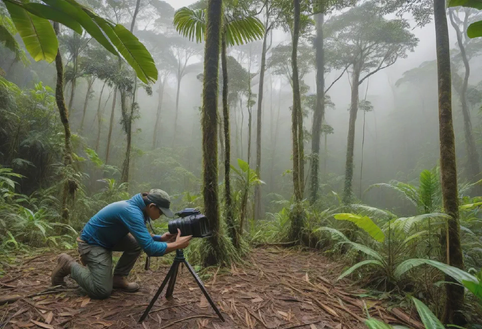 Users can generate images mapping out the connection between human actions, such as deforestation or pollution, and their impact on the environment.