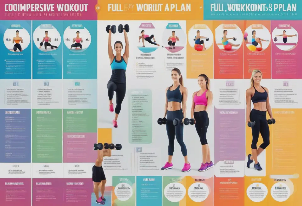 Create infographics illustrating different workout routines.