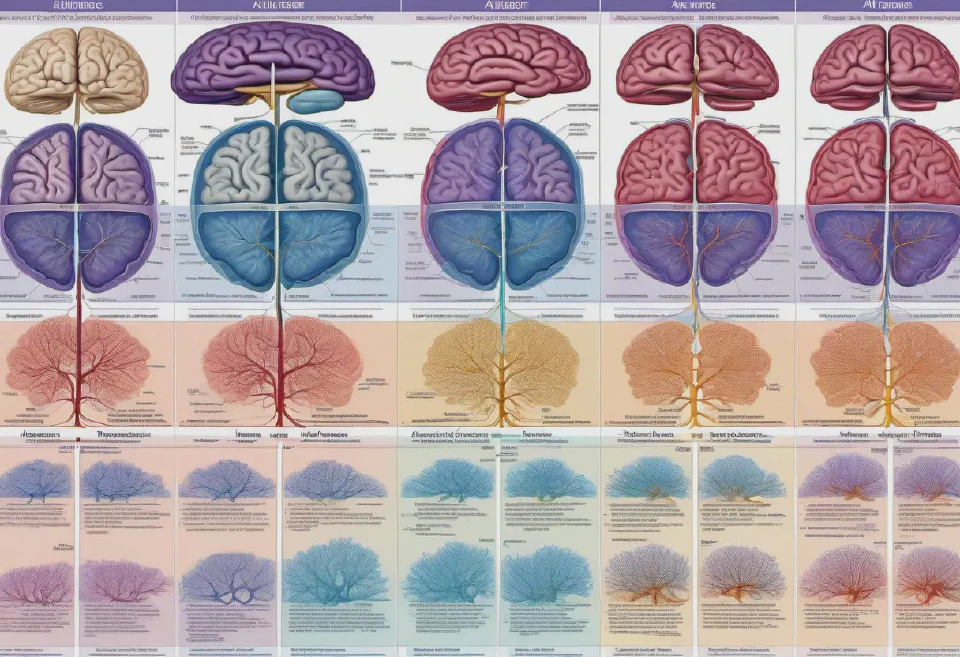 Creating visual timelines showing the progression of a disease or condition for research and educational purposes.