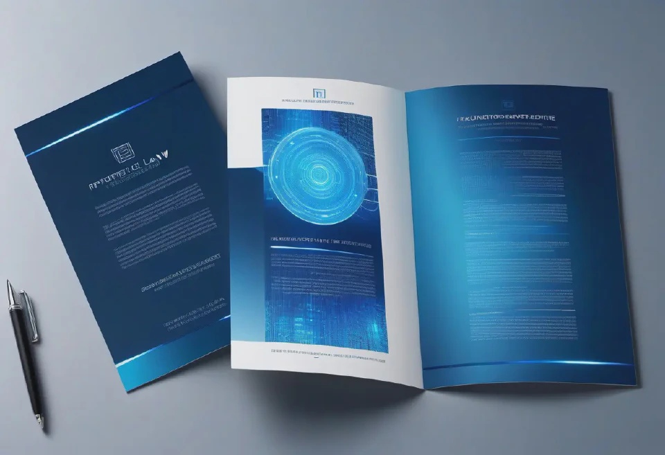 Create engaging visuals for legal brochures that highlight services, expertise, or case studies.