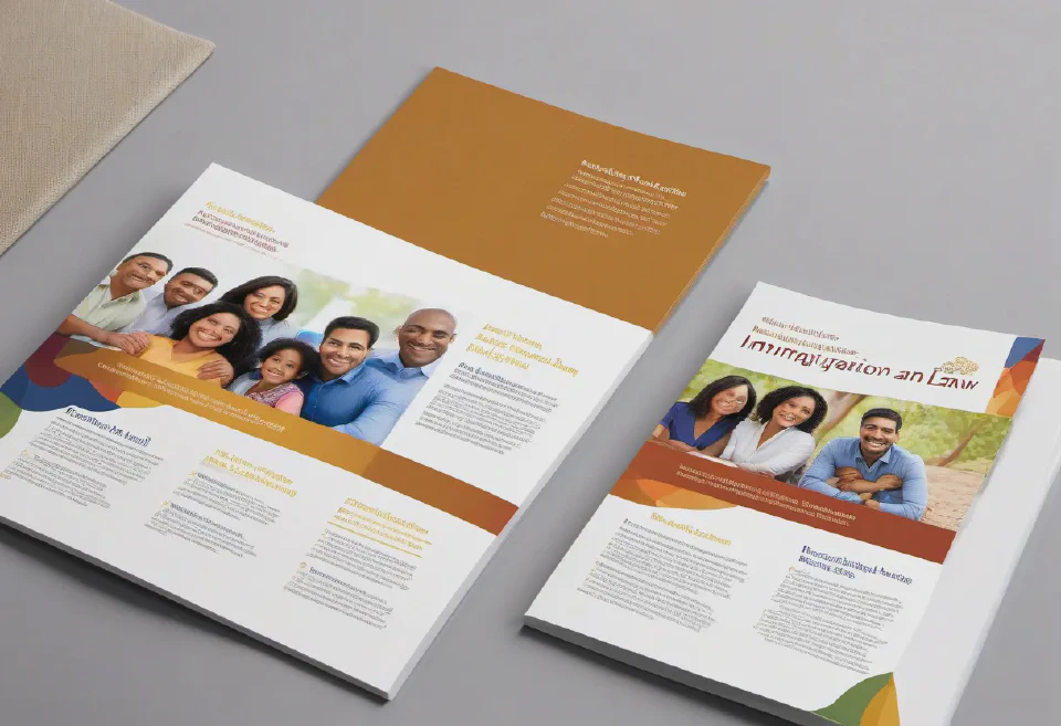 Create engaging visuals for legal brochures that highlight services, expertise, or case studies.