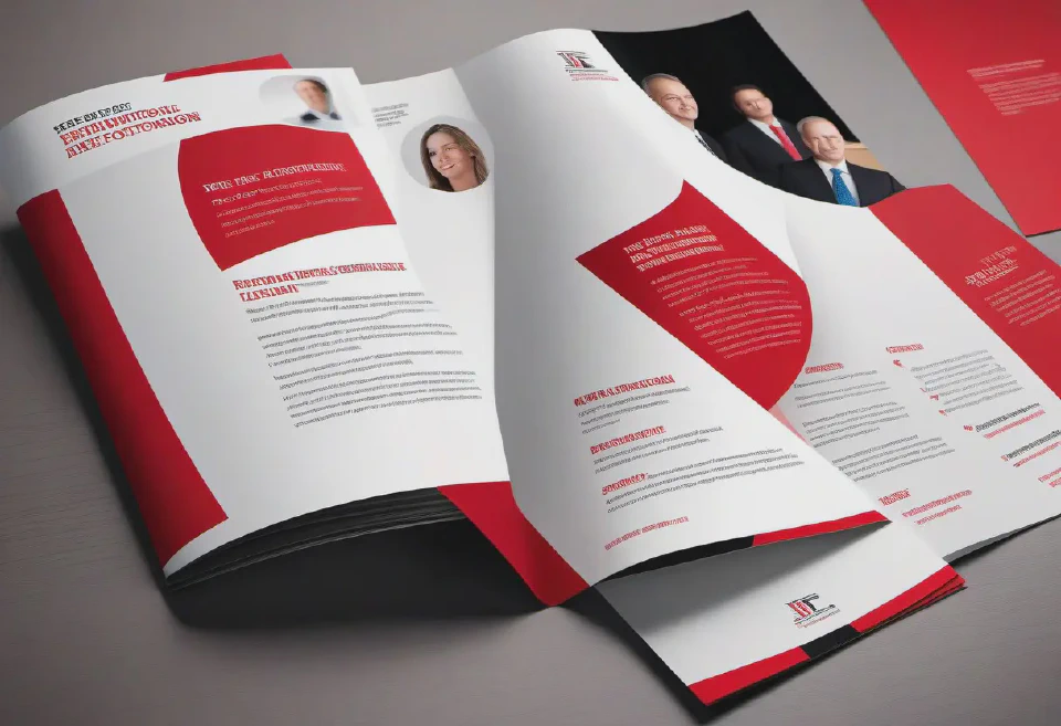 Create engaging visuals for legal brochures that highlight services, expertise, or case studies.