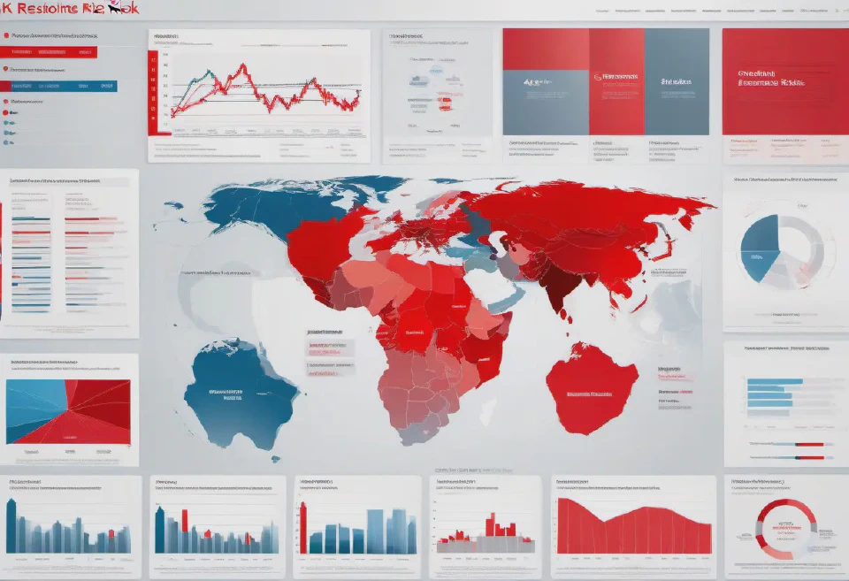 Creating visual risk assessment diagrams for procurement decision-making.