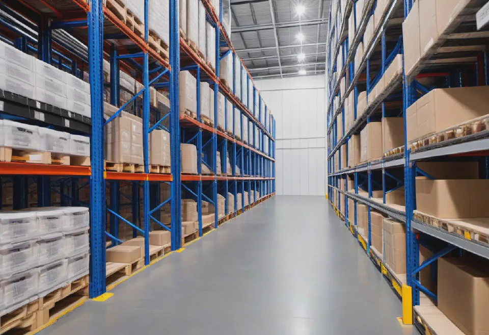 Generate images of warehouse layouts to optimize storage capacity and streamline the movement of goods in the supply chain.