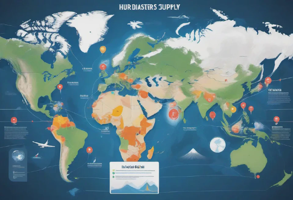 Generate risk assessment visuals to identify potential risks and develop mitigation strategies for a resilient supply chain.