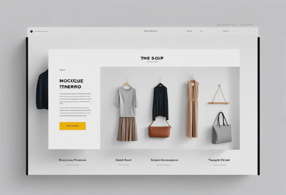 Generate website mockup templates with placeholder content for design prototyping.